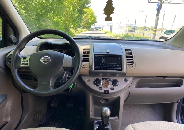 Nissan Note cena 11999 przebieg: 132500, rok produkcji 2006 z Obrzycko małe 466